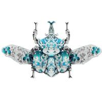 Opakowanie Puzzle Metalowe Model 3D - Broszka Chrząszcz