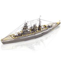 Opakowanie Puzzle Metalowe Model 3D - Statek Bojowy Nagato