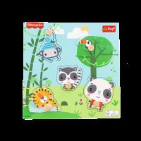 Opakowanie Puzzle mini drewniane Fisher Price jungle 61618