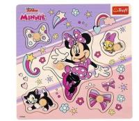 Opakowanie Puzzle mini drewniane - Minnie Mouse TREFL