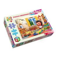 Puzzle obserwacyjne 60 Z Jeżykiem. Wydawca: MULTIGRA. SmakLiter.pl Opakowanie Puzzle obserwacyjne 60 Z Jeżykiem