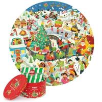 Puzzle okrągłe 150 Christmas. Wydawca: Boppi. SmakLiter.pl Opakowanie Puzzle okrągłe 150 Christmas