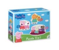 Opakowanie Puzzle Peppa Pig 3 in1