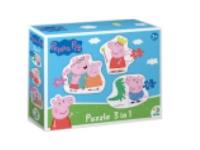 Opakowanie Puzzle Peppa Pig 3 in1