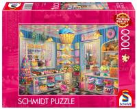 Puzzle PQ 1000 Kolorowa cukiernia G3. Wydawca: Schmidt. SmakLiter.pl Opakowanie Puzzle PQ 1000 Kolorowa cukiernia G3