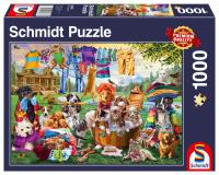 Puzzle PQ 1000 Ogród pełen zwierzaków G3. Wydawca: Schmidt. SmakLiter.pl Opakowanie Puzzle PQ 1000 Ogród pełen zwierzaków G3