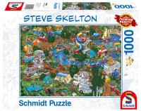 Puzzle PQ 1000 Steve Skeleton Rzucić wszystko G3. Wydawca: Schmidt. SmakLiter.pl Opakowanie Puzzle PQ 1000 Steve Skeleton Rzucić wszystko G3
