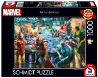 Puzzle PQ 1000 Thomas Kinkade Avengers Marvel G3. Wydawca: Schmidt. SmakLiter.pl Opakowanie Puzzle PQ 1000 Thomas Kinkade Avengers Marvel G3