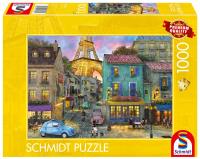 Puzzle PQ 1000 Ulice Paryża Francja G3. Wydawca: Schmidt. SmakLiter.pl Opakowanie Puzzle PQ 1000 Ulice Paryża Francja G3