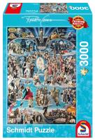 Puzzle PQ 3000 Renato Casaro Hollywood XXL G3. Wydawca: Schmidt. SmakLiter.pl Opakowanie Puzzle PQ 3000 Renato Casaro Hollywood XXL G3