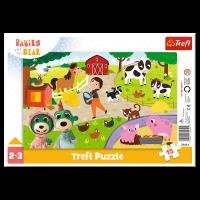 Puzzle ramkowe 15 Urocze Bobaski TREFL. Wydawca: Trefl. SmakLiter.pl Opakowanie Puzzle ramkowe 15 Urocze Bobaski TREFL