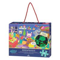 Puzzle świecące w ciemności XXL 90x60cm. Wydawca: Moses. SmakLiter.pl Opakowanie Puzzle świecące w ciemności XXL 90x60cm