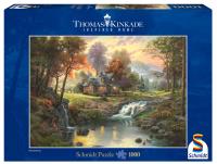 Puzzle Thomas Kinkade Górskie zacisze 1000. Wydawca: Schmidt. SmakLiter.pl Opakowanie Puzzle Thomas Kinkade Górskie zacisze 1000