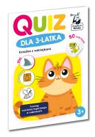 Quiz dla 3-latka. Książka z naklejkami. Kapitan Nauka. Autor: Zuzanna Osuchowska. SmakLiter.pl Okładka książki Quiz dla 3-latka. Książka z naklejkami. Kapitan Nauka