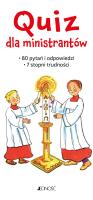 Okładka książki Quiz dla ministrantów. 80 pytań i odpowiedzi. 7 stopni trudności