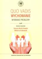 Okładka książki Quo vadis wychowanie cz.2