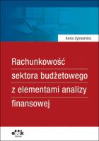Okładka książki Rachunkowość sektora budżetowego z elementami analizy finansowej