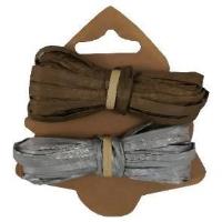 Opakowanie Rafia w kłębku metaliczna 3cmx3m 2szt