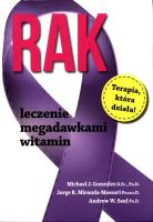 Rak Leczenie megadawkami witamin/Aba. Autor: Gonzalez Michael J., Miranda-Massari Jorge R., Saul Andrew W.. SmakLiter.pl Okładka książki Rak Leczenie megadawkami witamin/Aba