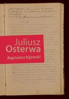 Raptularz kijowski. Autor: Osterwa Juliusz. SmakLiter.pl Okładka książki Raptularz kijowski