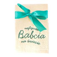 Opakowanie Ręcznik z dedykacją dla Babci