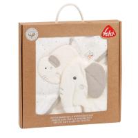 Opakowanie Ręcznik z kapturem i myjką słoń