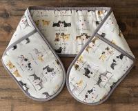 Opakowanie Rękawice kuchenne GLV02 Urocze pary psów