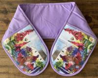 Opakowanie Rękawice kuchenne GLV15 Pszczoły w ogrodzie