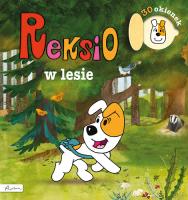 Reksio w lesie. Książka z okienkami. Autor: Szarf Maria. SmakLiter.pl Okładka książki Reksio w lesie. Książka z okienkami