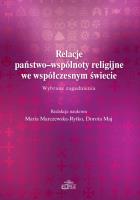 Relacje państwo-wspólnoty religijne ... Autor: Marczewska-Rytko Maria, Dorota Maj. SmakLiter.pl Okładka książki Relacje państwo-wspólnoty religijne ..