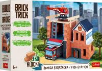 Remiza strażacka Brick Trick 61915. Wydawca: Trefl PAP. SmakLiter.pl Opakowanie Remiza strażacka Brick Trick 61915