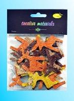 Renifery z pianki brokatowej kolorowe 30szt. Wydawca: Galeria Hobby. SmakLiter.pl Opakowanie Renifery z pianki brokatowej kolorowe 30szt