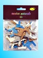 Renifery z pianki brokatowej kolorowe 30szt. Wydawca: Galeria Hobby. SmakLiter.pl Opakowanie Renifery z pianki brokatowej kolorowe 30szt