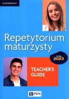 Repetytorium maturzysty Matura 2023 Język angielski Teacher's Guide. Autor:   Praca zbiorowa. SmakLiter.pl Okładka książki Repetytorium maturzysty Matura 2023 Język angielski Teacher's Guide