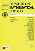 Opakowanie Reports on Mathematical Physics 54/2 wer.eksp.