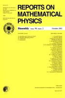 Opakowanie Reports On Mathematical Physics 90/2 Eksport