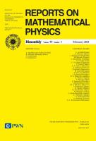 Opakowanie Reports On Mathematical Physics 93/1 Polska