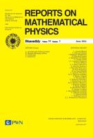 Reports on Mathematical Physics Volume 93  Nr 3. Wydawca: Wydawnictwo Naukowe PWN. SmakLiter.pl Opakowanie Reports on Mathematical Physics Volume 93  Nr 3