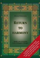 Return to harmony. Autor: Alfreda Walkowska. SmakLiter.pl Okładka książki Return to harmony