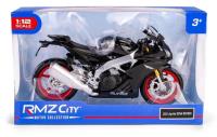 RMZ 1:12 Aprilia RSV4 RR 2020 (Regular) czarny. Wydawca: Daffi. SmakLiter.pl Opakowanie RMZ 1:12 Aprilia RSV4 RR 2020 (Regular) czarny