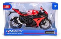 RMZ 1:12 Suzuki GSX R1000R (Regular) czerwony. Wydawca: Daffi. SmakLiter.pl Opakowanie RMZ 1:12 Suzuki GSX R1000R (Regular) czerwony
