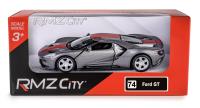Opakowanie RMZ City Ford GT 2019 szary w skali 1:39