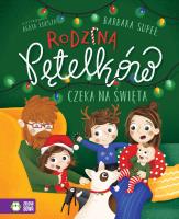 Rodzina Pętelków czeka na święta. Autor: Supeł Barbara. SmakLiter.pl Okładka książki Rodzina Pętelków czeka na święta