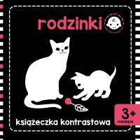 Okładka książki Rodzinki. Książeczka kontrastowa.