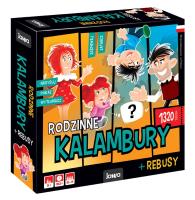 Rodzinne kalambury i rebusy JAWA. Wydawca: Jawa. SmakLiter.pl Opakowanie Rodzinne kalambury i rebusy JAWA