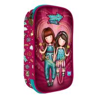 Opakowanie Rozkładany 4-Częściowy Piórnik z Wyposażeniem