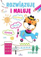 Rozwiązuję i maluję. Autor: Matusiak Monika. SmakLiter.pl Okładka książki Rozwiązuję i maluję