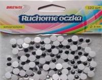 Opakowanie Ruchome oczka 8mm 120szt