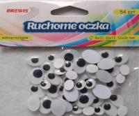 Opakowanie Ruchome oczka owalne 54szt