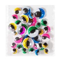 Okładka książki Ruchome oczka z rzęsami mix - kolorowe 36szt.